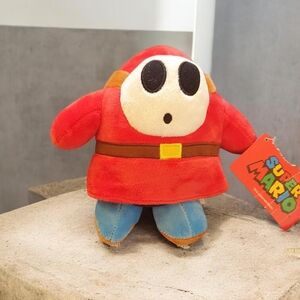 ​Official Nintendo Super Mario SHY GUY Plush 6" - 2024 Basic Fun - Rare "Not For